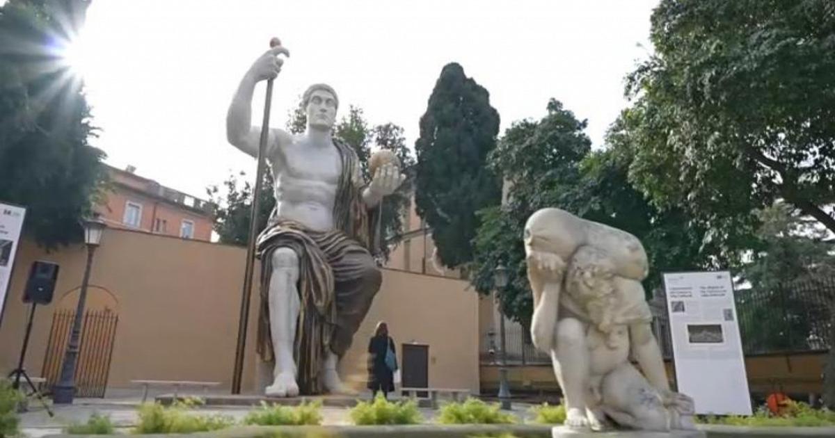 Ricostruzione della Colossale Statua dell’Imperatore Costantino a Roma