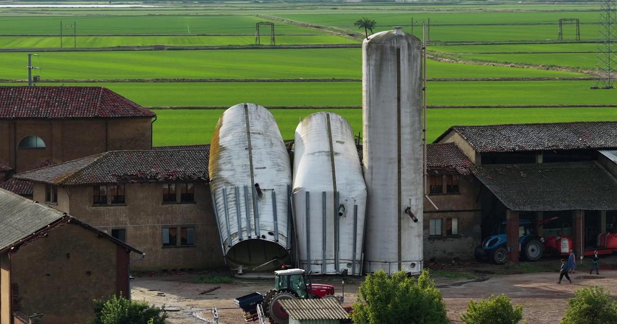 crollano i silos nelle campagne