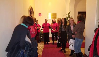 In Comune a Bolzano donne in rosso contro il consigliere. Ma lui è assente