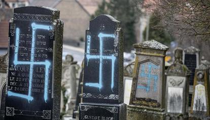 V Franciji vandali oskrunili grobove na judovskem pokopališču