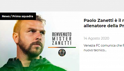 Paolo Zanetti è il nuovo allenatore del Venezia Calcio