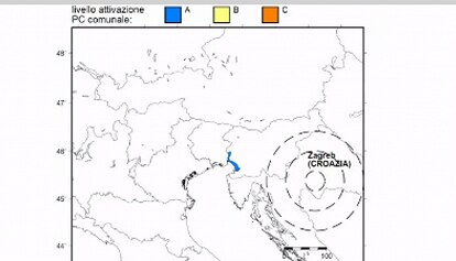  Sisma di magnitudine 5.2 in Croazia, allarme anche in regione 