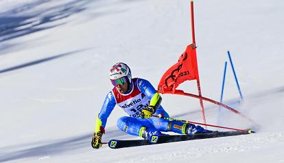 Cortina 2021, Gigante maschile: medaglia d'argento per Luca De Aliprandini