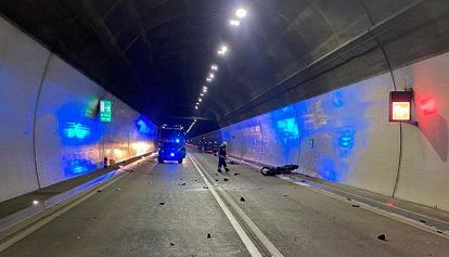 Motorradfahrer stirbt nach Verkehrsunfall im Leiferer Tunnel