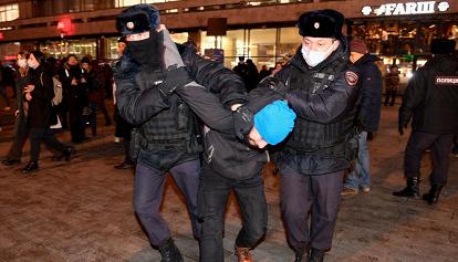 Proteste in Russia contro la guerra, oltre 1700 arresti