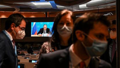 Il ministro degli Esteri russo parla alla Conferenza sul disarmo, i diplomatici abbandonano la sala
