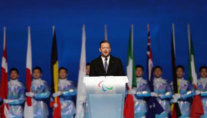 Il Presidente del Comitato Internazionale Paralimpico apre i Giochi: “Sono inorridito. Pace!”