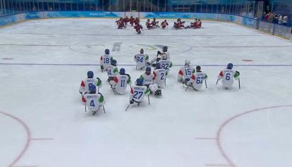 Paralimpiadi: sconfitta per gli azzurri dell'hockey su slittino 