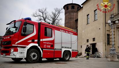 A Torino incendio a palazzo Madama: evacuato