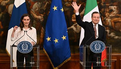 Draghi riceve Marin: Italia sostiene ingresso Finlandia nella Nato. La premier: così più sicurezza 