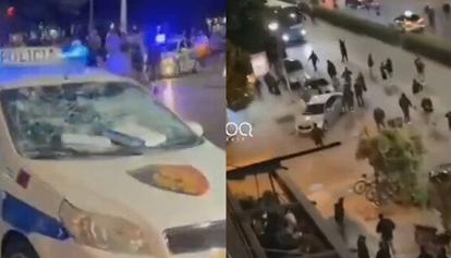 Scontri a Tirana tra tifosi e polizia, feriti 19 agenti