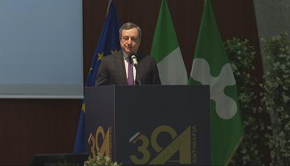 Draghi: "Nel combattere le mafie l'Italia sia guida in Europa"