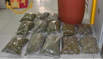 Selargius, sequestrati 63 chili di droga nell'appartamento di una quarantenne