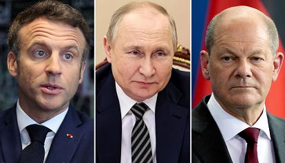 Cosa si sono detti Putin, Macron e Scholz, oggi, in 90 minuti di colloquio telefonico