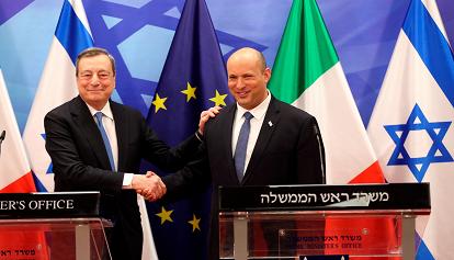 Draghi in Israele e Palestina: "Impegno per la pace" 