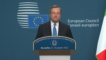 Mario Draghi: "La nostra dipendenza dal gas russo l'anno scorso era 40% oggi è del 25%" 