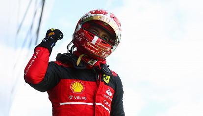 Leclerc vince il Gp d'Austria. Sainz fuori: motore in fiamme