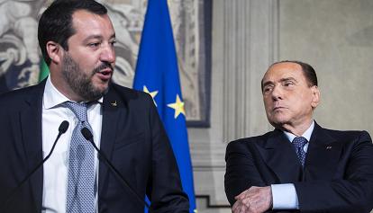 Berlusconi e Salvini: "Non si può governare con i 5S per la loro inaffidabilità, pronti al voto" 