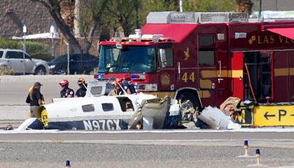 Las Vegas, scontro in pista per due aerei da turismo. Quattro morti