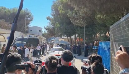 Il leader della Lega Salvini arrivato a Lampedusa 