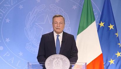 Dl Aiuti Ter, la conferenza stampa del presidente del consiglio Mario Draghi