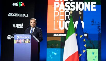 Draghi: "L'Italia ce la farà, anche questa volta". Il discorso del premier al Meeting di Rimini