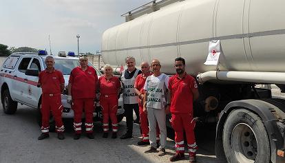 Donati alla Croce Rossa i beni di un sequestro di benzina