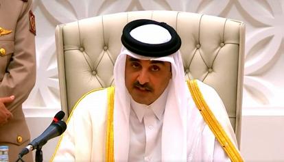 L'emiro del Qatar Al Thani: "Il mio Paese è diffamato" 