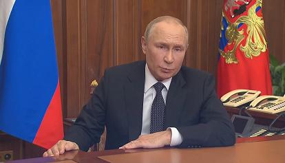 Putin, "Mobilitazione parziale": firmato il decreto. "L'occidente vuole distruggere Russia"