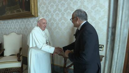 Papa Francesco riceve Gualtieri: gli auguri del 2023 e focus sul Giubileo
