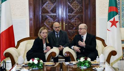 Giorgia Meloni ad Algeri accolta dal primo ministro, obiettivo gas e sviluppo economico