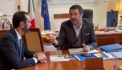 Ministero alle infrastrutture: riunione fra Salvini ed il sindaco di Messina 