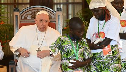Il Papa alle vittime del Congo orientale: "Vi porto la carezza di Dio, mie le vostre lacrime"