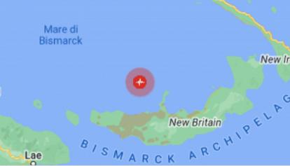 Papua Nuova Guinea, scossa di magnitudo 6.4