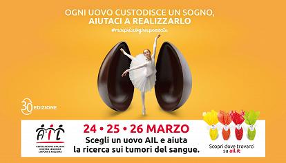 L’Ail torna nelle piazze italiane con le uova di Pasqua a sostegno della ricerca e dei pazienti