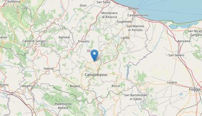 Forte scossa di terremoto in provincia di Campobasso avvertita anche in Abruzzo