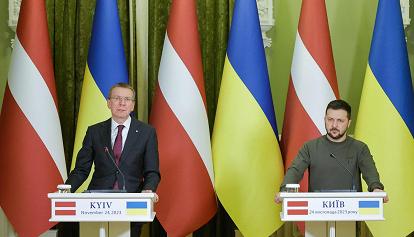 Il presidente lettone Rinkevics in Ucraina: il vostro posto è in Ue, sostegno a Kiev