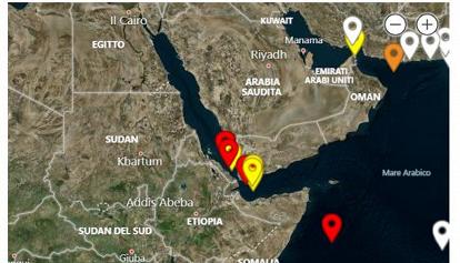 Allerta Gb: drone da Yemen e possibile esplosione nel Mar Rosso
