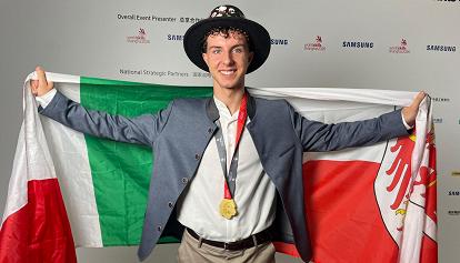 Liam Fiechter, ha conquistato l'oro