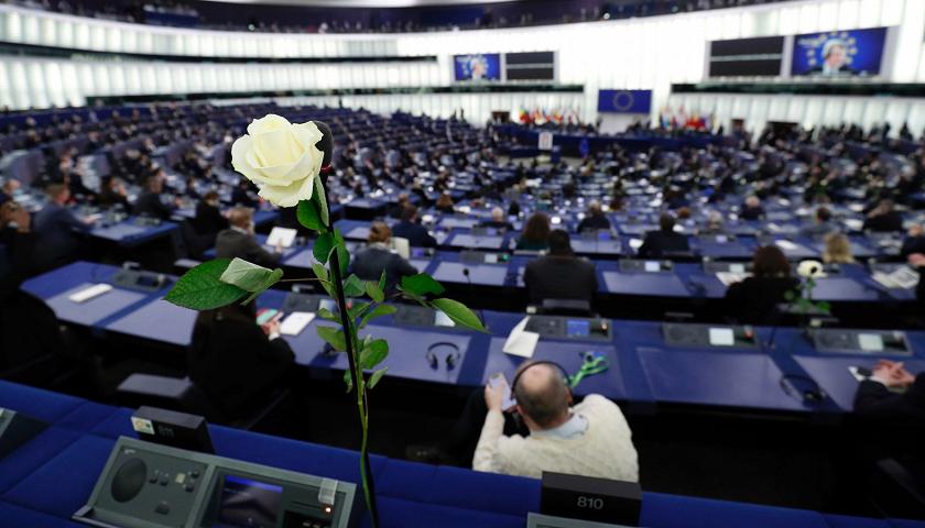  Im EU-Parlament gab es eine feierliche Zeremonie in Gedenken an David Sassoli.