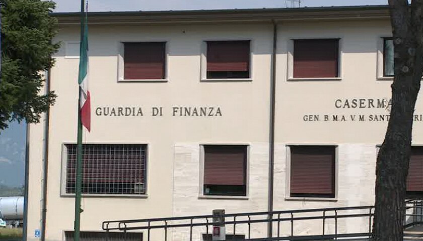 La sede della sezione operativa della Guardia di finanza di Gorizia