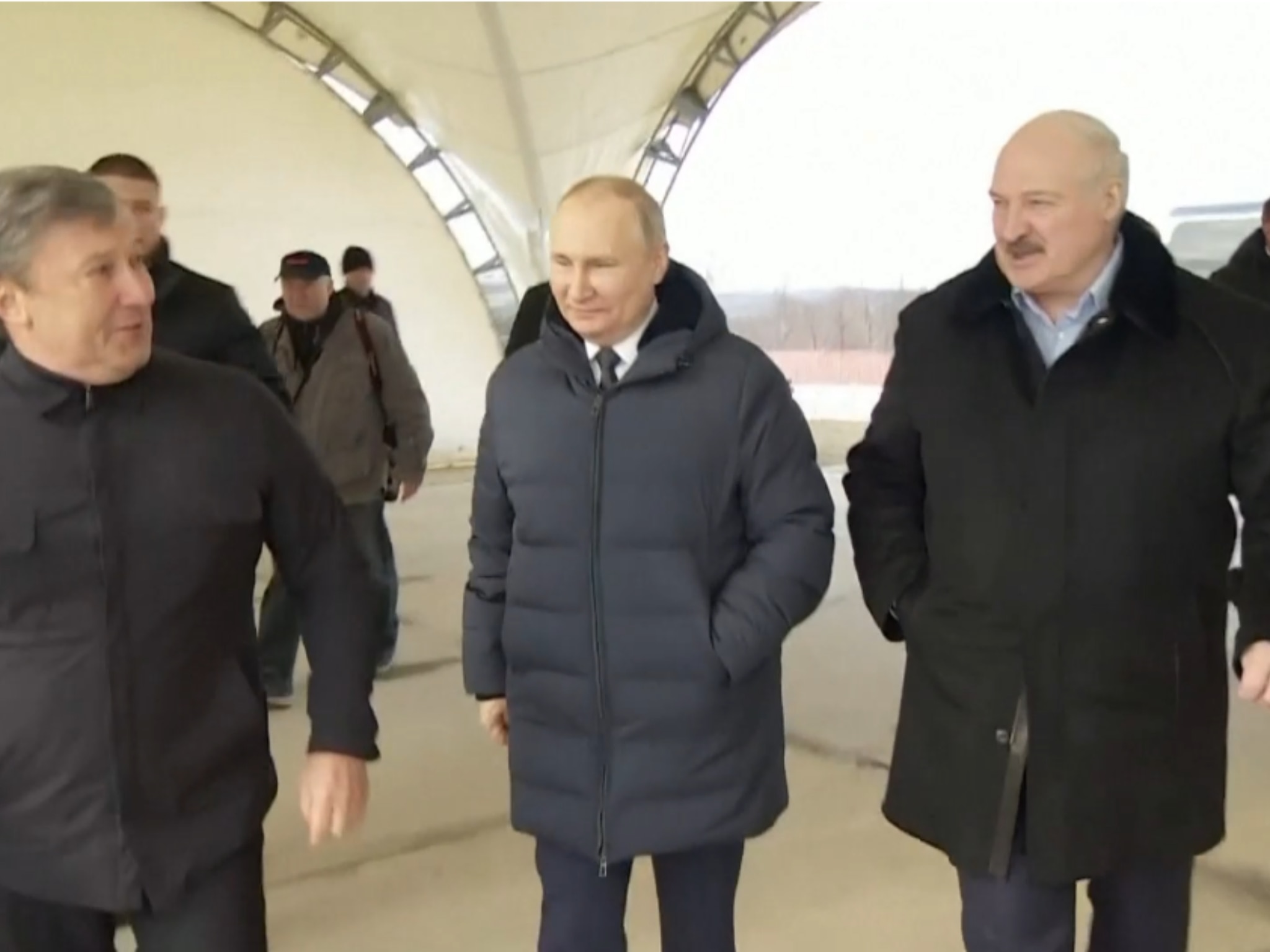 Putin e Lukashenko arrivano al cosmodromo di Vostochny, in Russia