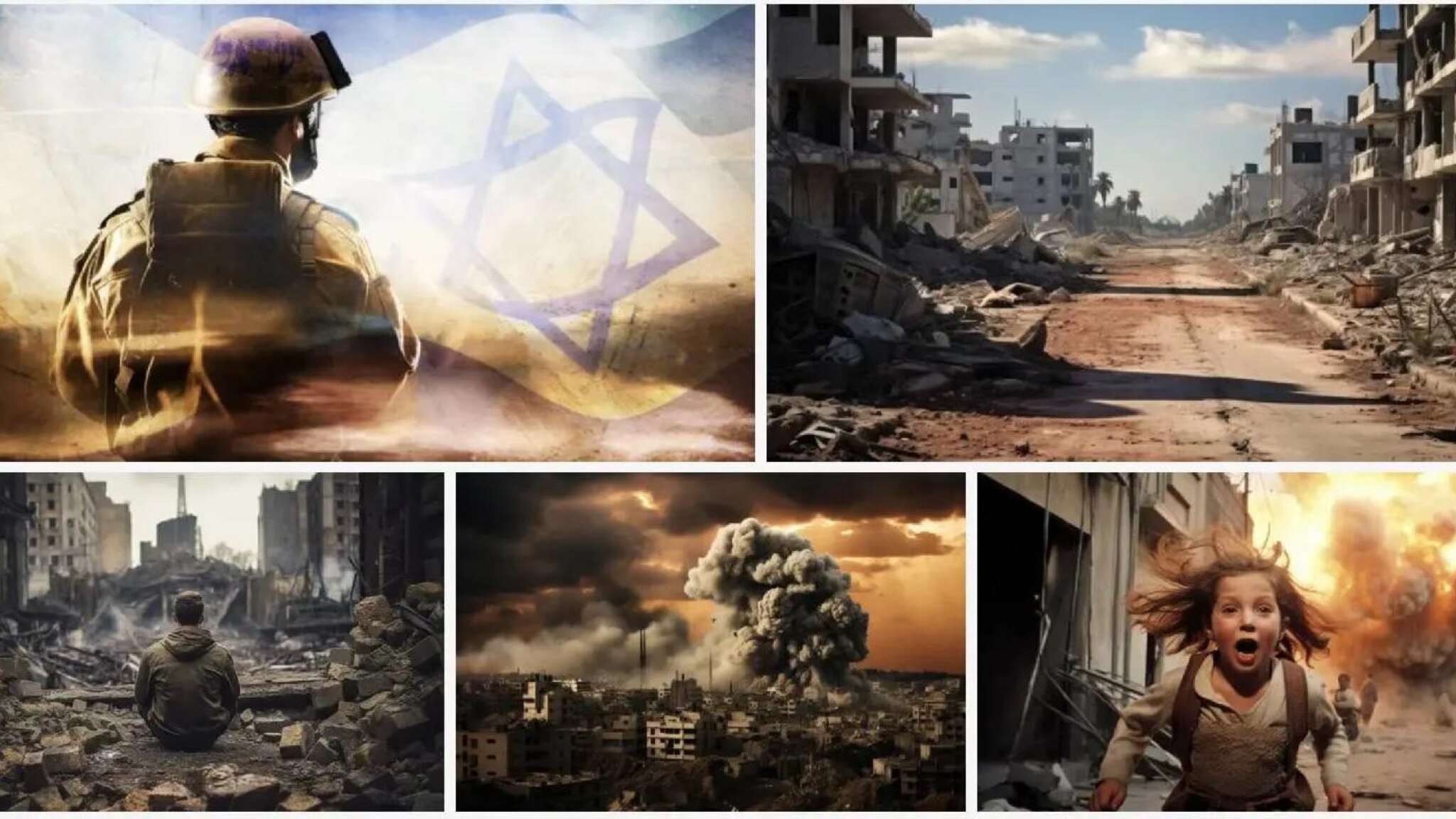 Polemica sulle immagini di Adobe Stock su Gaza, sarebbero generate dall’AI ma non è indicato