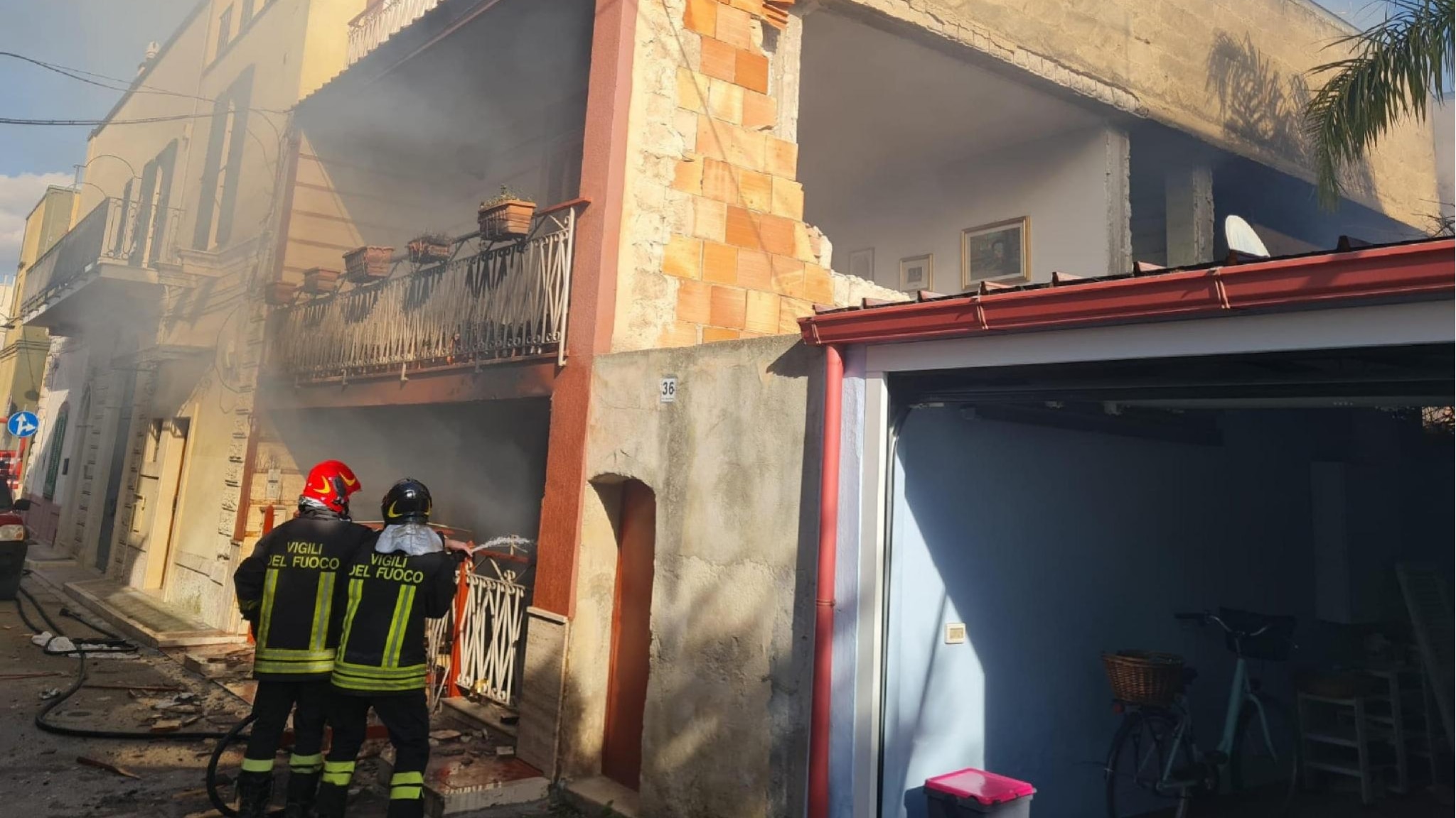 Crollo nel Barese, morti anziani coniugi
