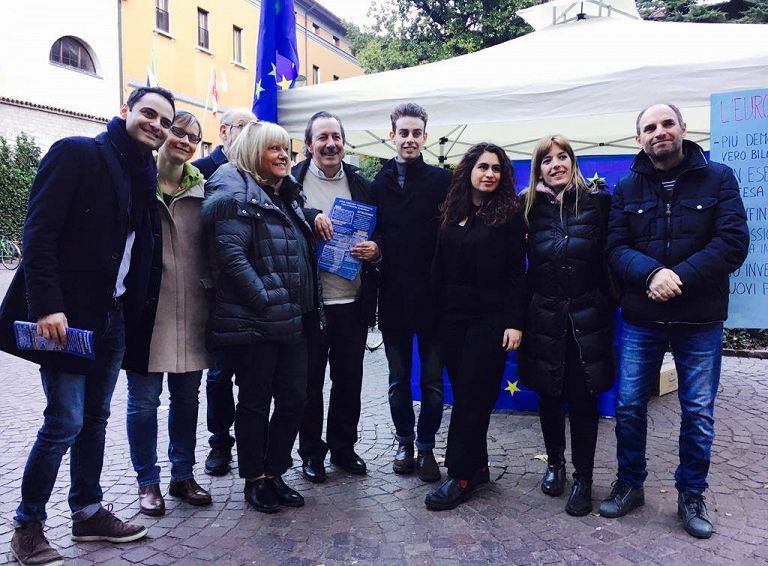 Megalizzi era sabato a Trento con l'associazione "Trentino Europa"