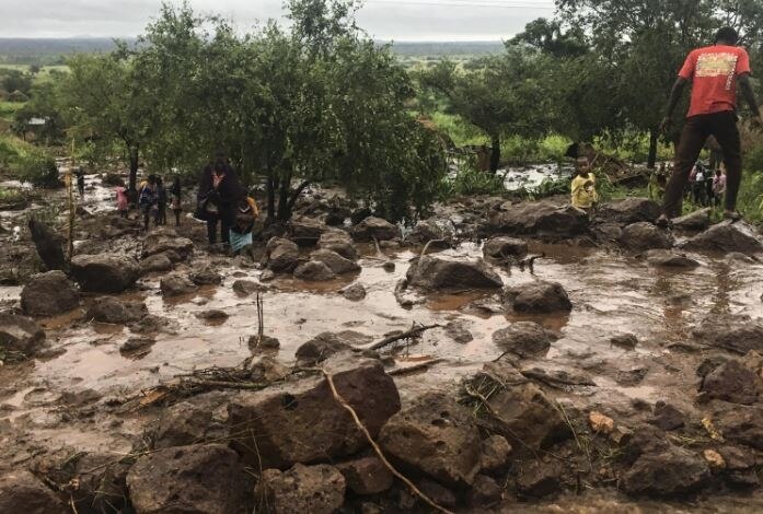 La devastazione in Mozambico dopo il ciclone