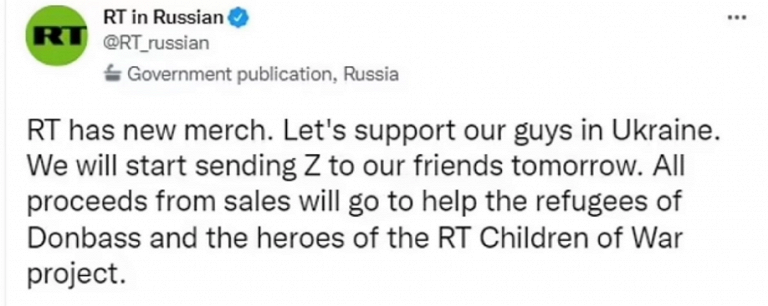 RT Televisione russa tweet