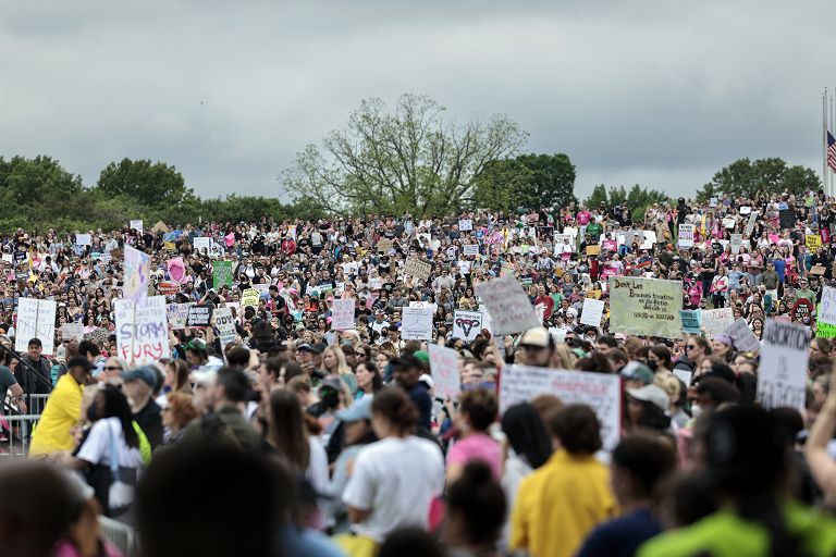 Washington, marcia delle donne pro aborto "Bans Off Our Bodies Rally"