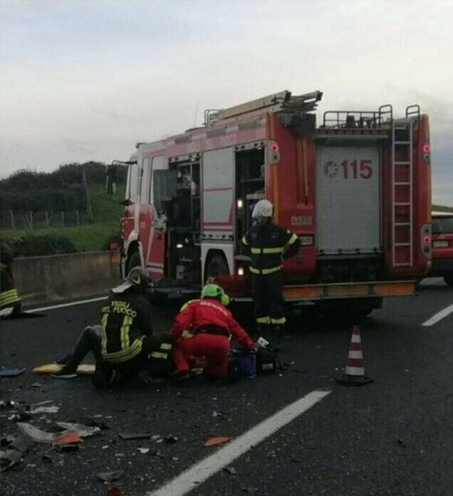 A1. Incidente sull'incidente avvenuto sulla carreggiata nord dell’Autosole tra Fabro e Chiusi
