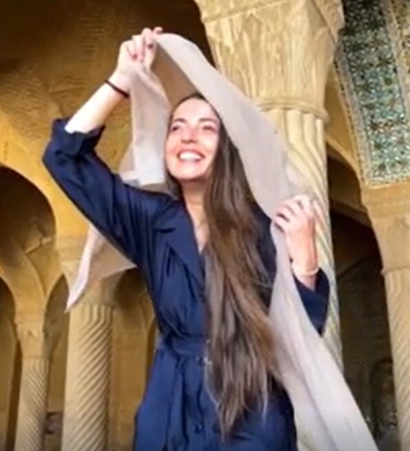 Alessia Piperno a Teheran, Iran